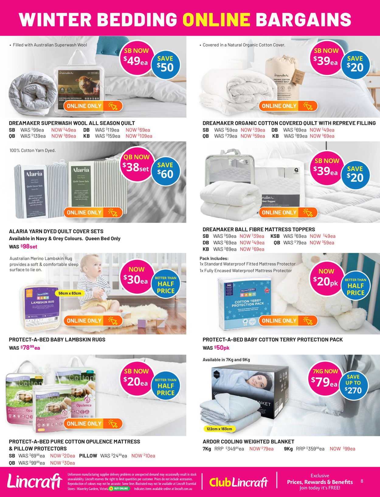 Lincraft Catalogue - 19/07-31/07/2022 (Page 8)