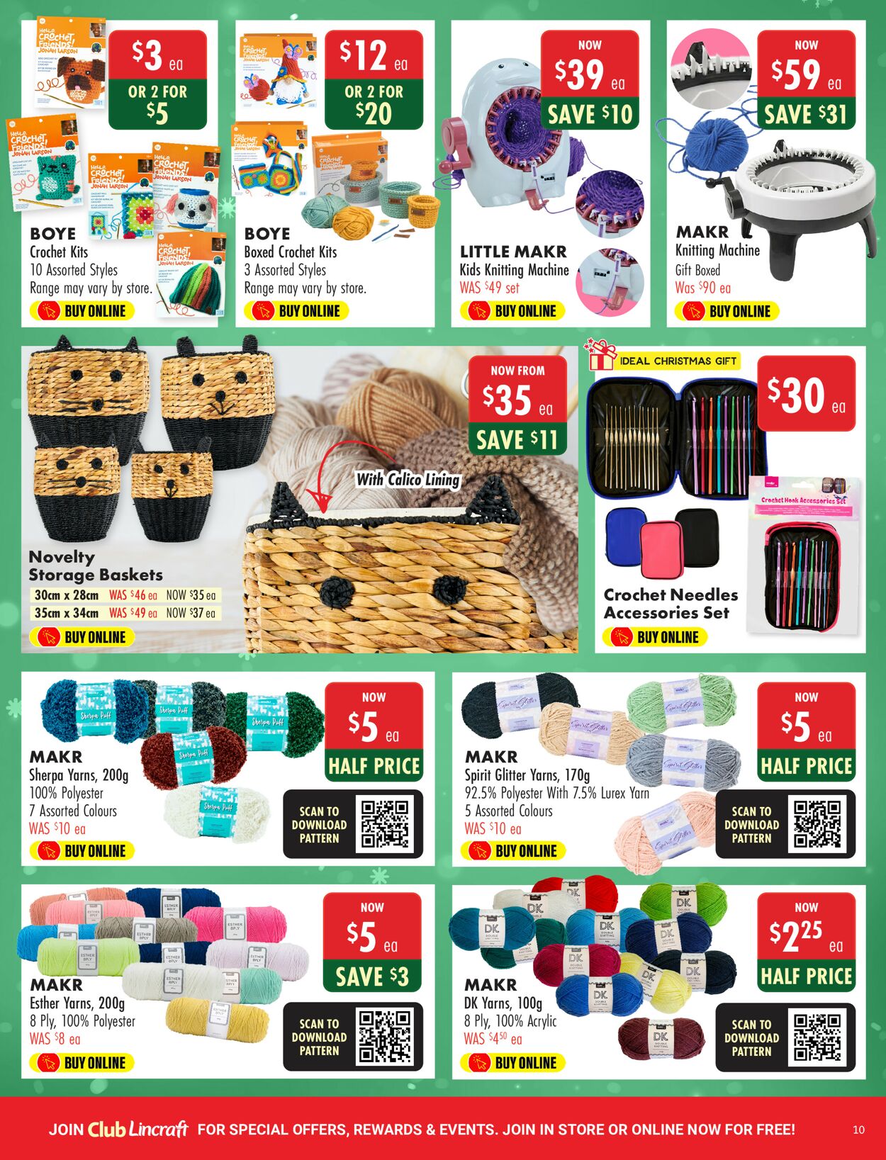 Lincraft Catalogue - 03/11-30/11/2022 (Page 10)