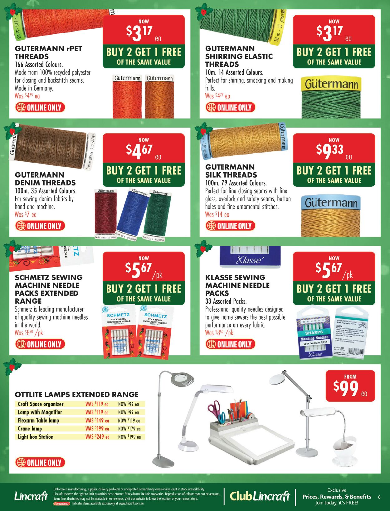 Lincraft Catalogue - 03/11-30/11/2022 (Page 6)