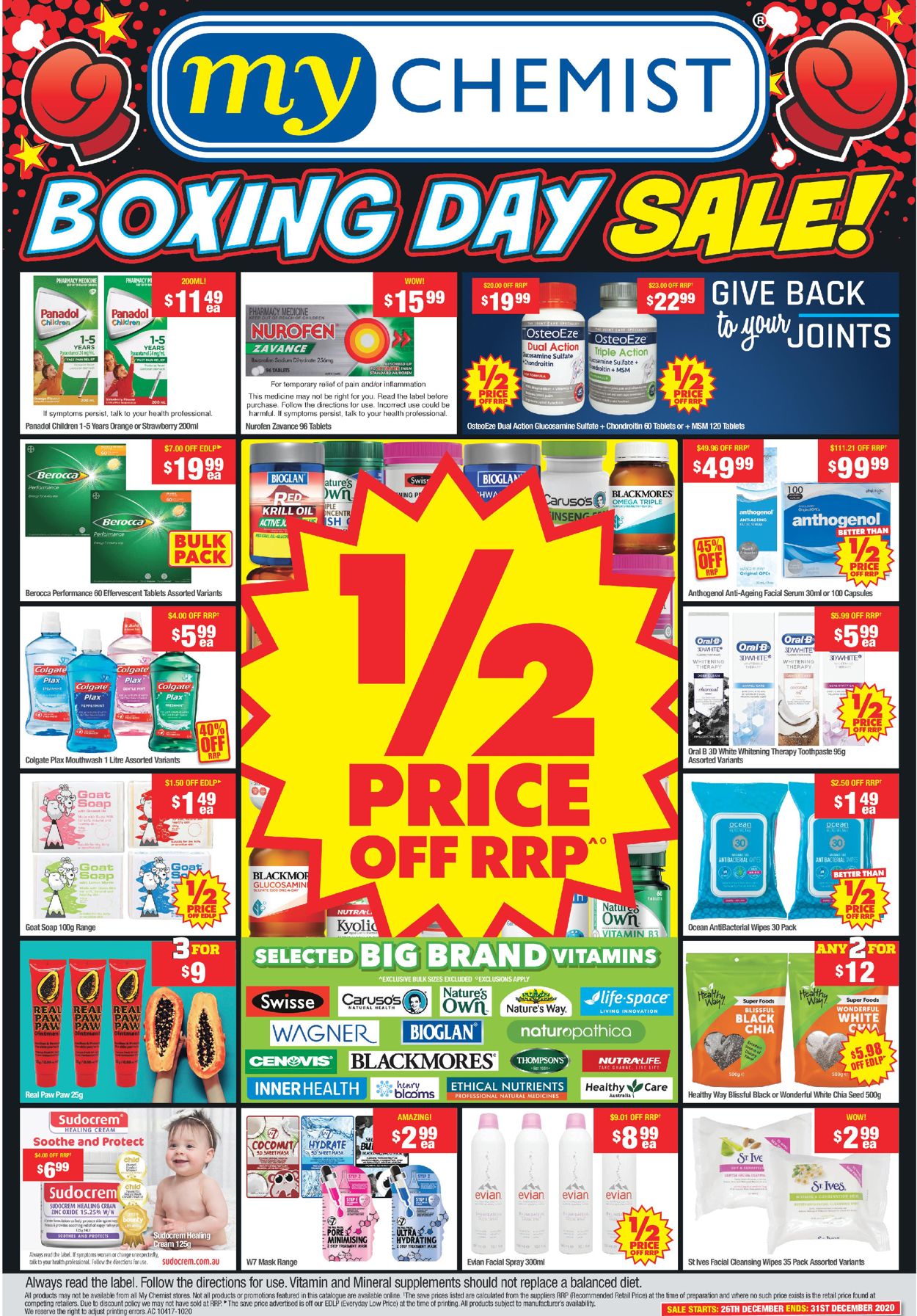 My Chemist - Boxing Day 2020 Catalogue - 26/12-31/12/2020