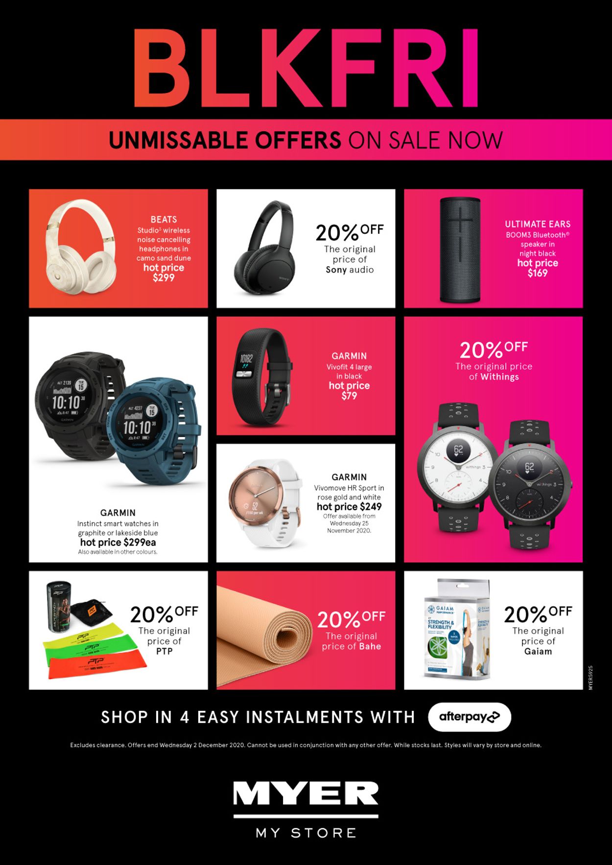 Myer - Black Friday 2020 Catalogue - 25/11-02/12/2020 (Page 3)