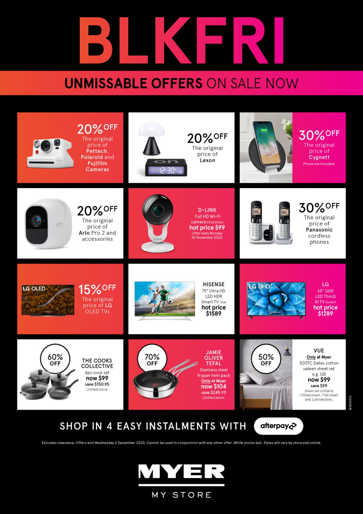 Myer - Black Friday 2020 Catalogue - 25/11-02/12/2020 (Page 4)