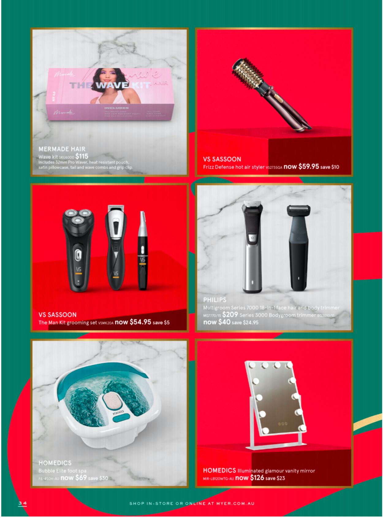 Myer HOLIDAYS 2021 Catalogue - 02/12-24/12/2021 (Page 34)