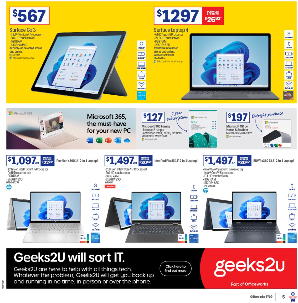 Officeworks Catalogue - 22/12-05/02/2023 (Page 5)