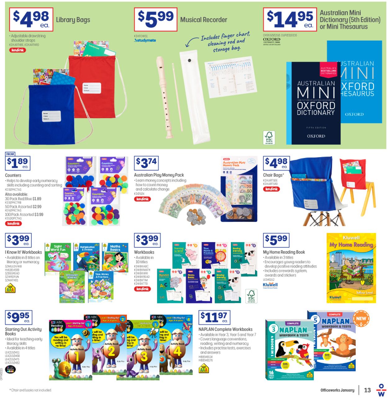 Officeworks Catalogue - 25/12-04/01/2023 (Page 13)