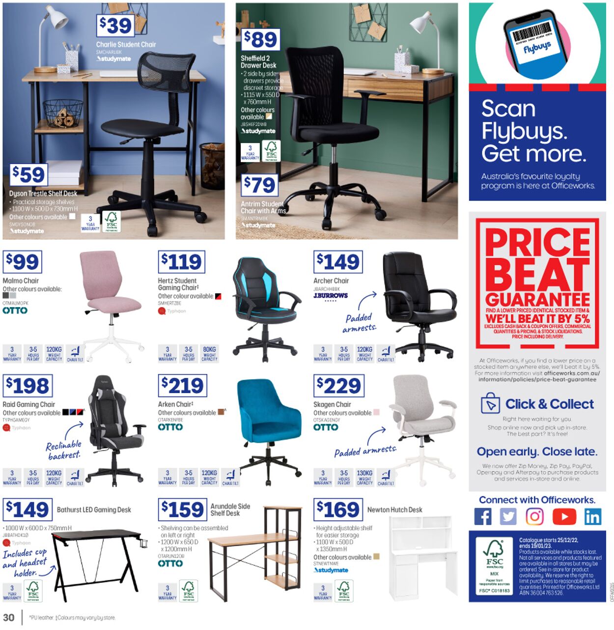 Officeworks Catalogue - 25/12-04/01/2023 (Page 30)
