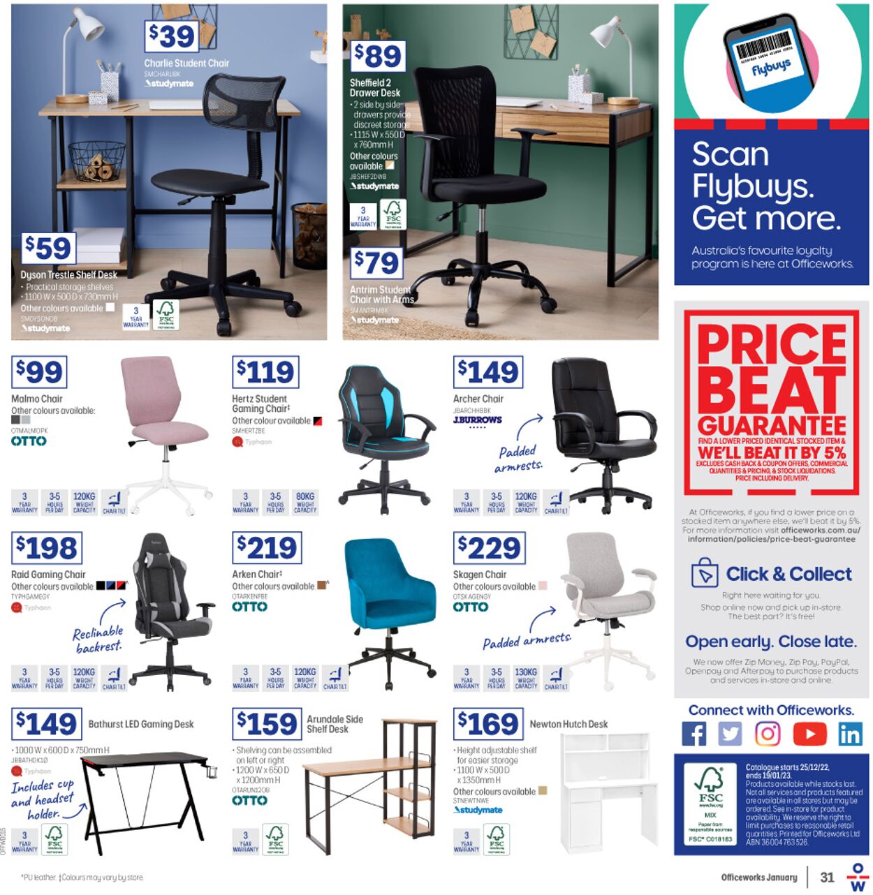 Officeworks Catalogue - 05/01-19/01/2023 (Page 32)