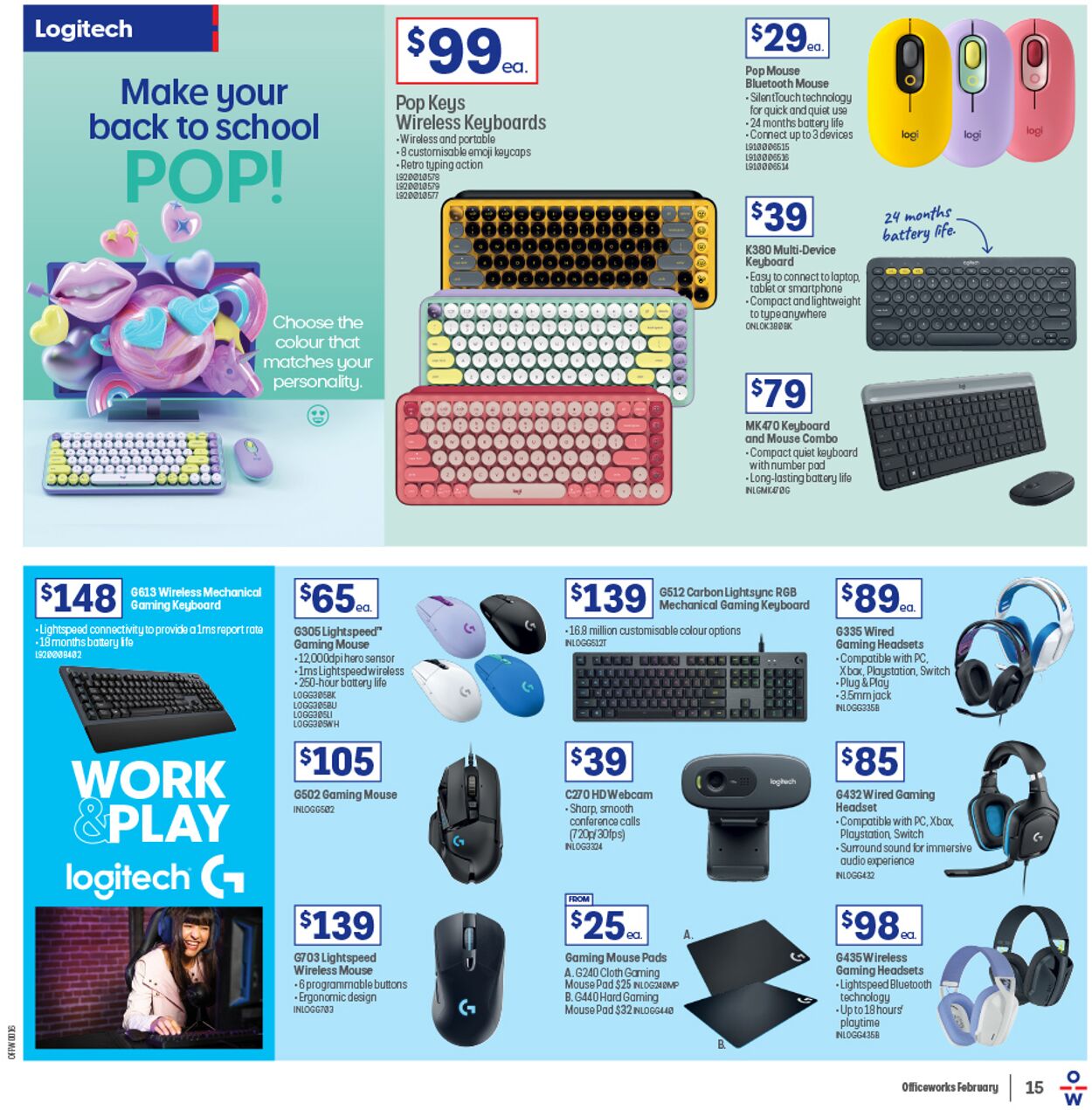 Officeworks Catalogue - 19/01-02/02/2023 (Page 15)