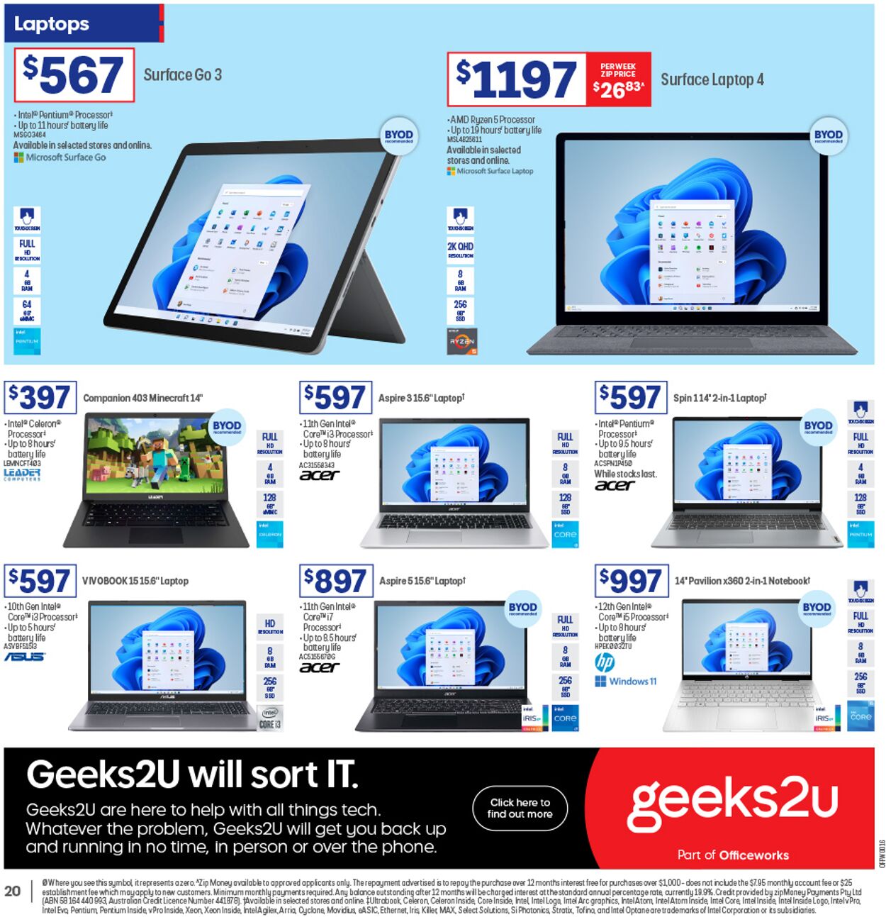 Officeworks Catalogue - 19/01-02/02/2023 (Page 20)