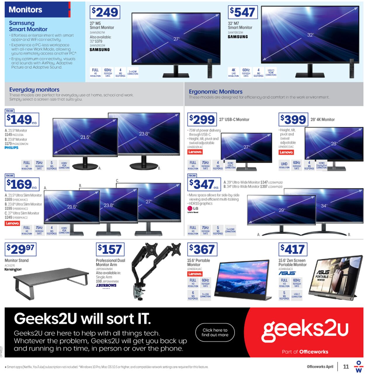 Officeworks Catalogue - 13/04-27/04/2023 (Page 11)