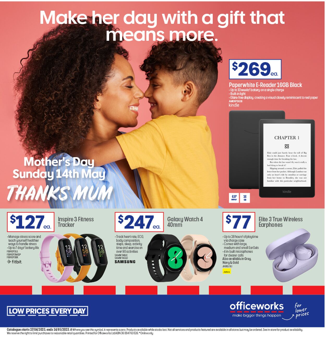 Officeworks Catalogue - 27/04-14/05/2023