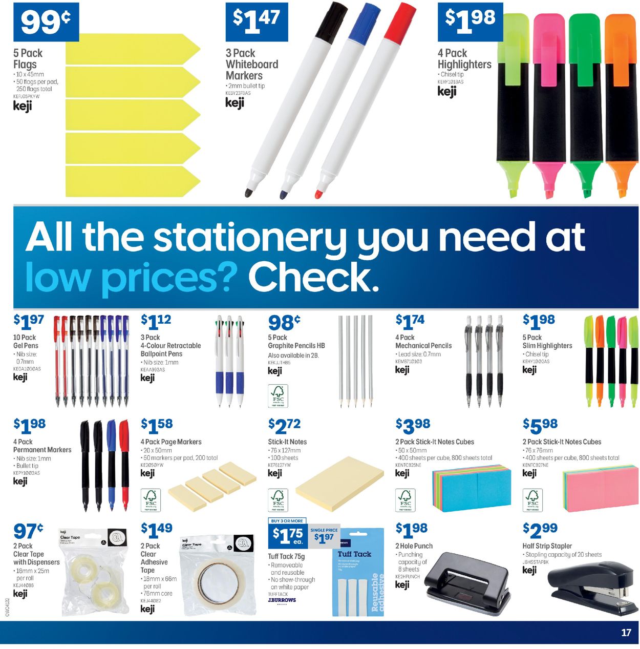 Officeworks Catalogue - 05/03-18/03/2020 (Page 17)