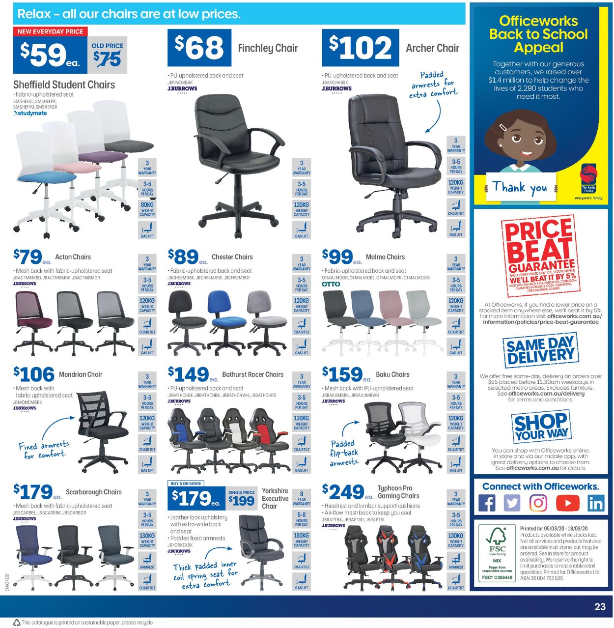 Officeworks Catalogue - 05/03-18/03/2020 (Page 23)