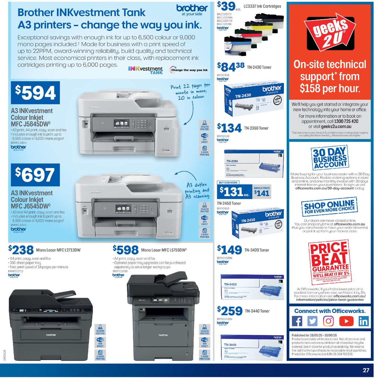 Officeworks Catalogue - 28/05-10/06/2020 (Page 27)