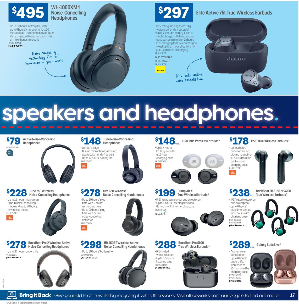 Officeworks Catalogue - 22/10-05/11/2020 (Page 17)