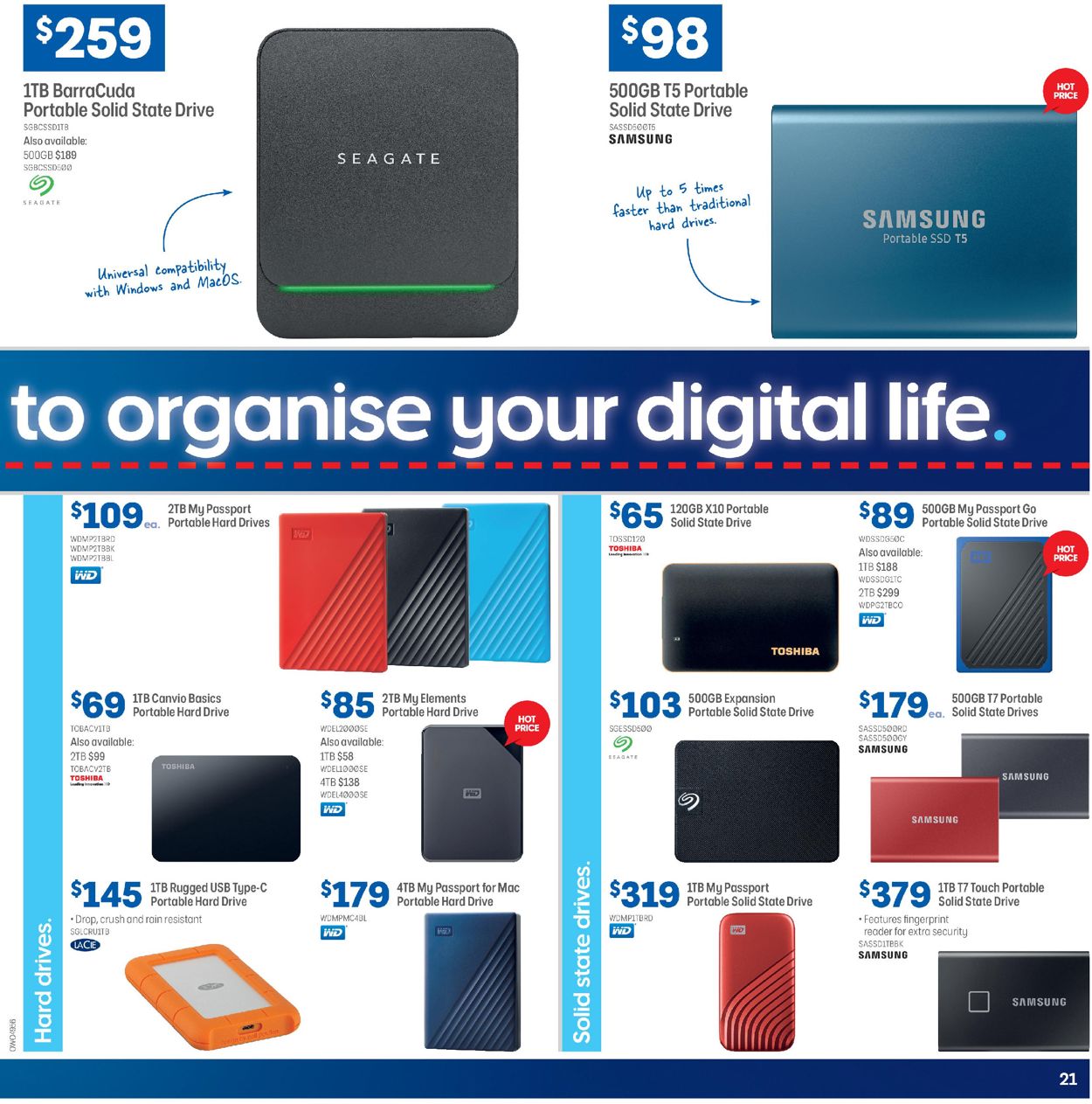 Officeworks Catalogue - 22/10-05/11/2020 (Page 21)