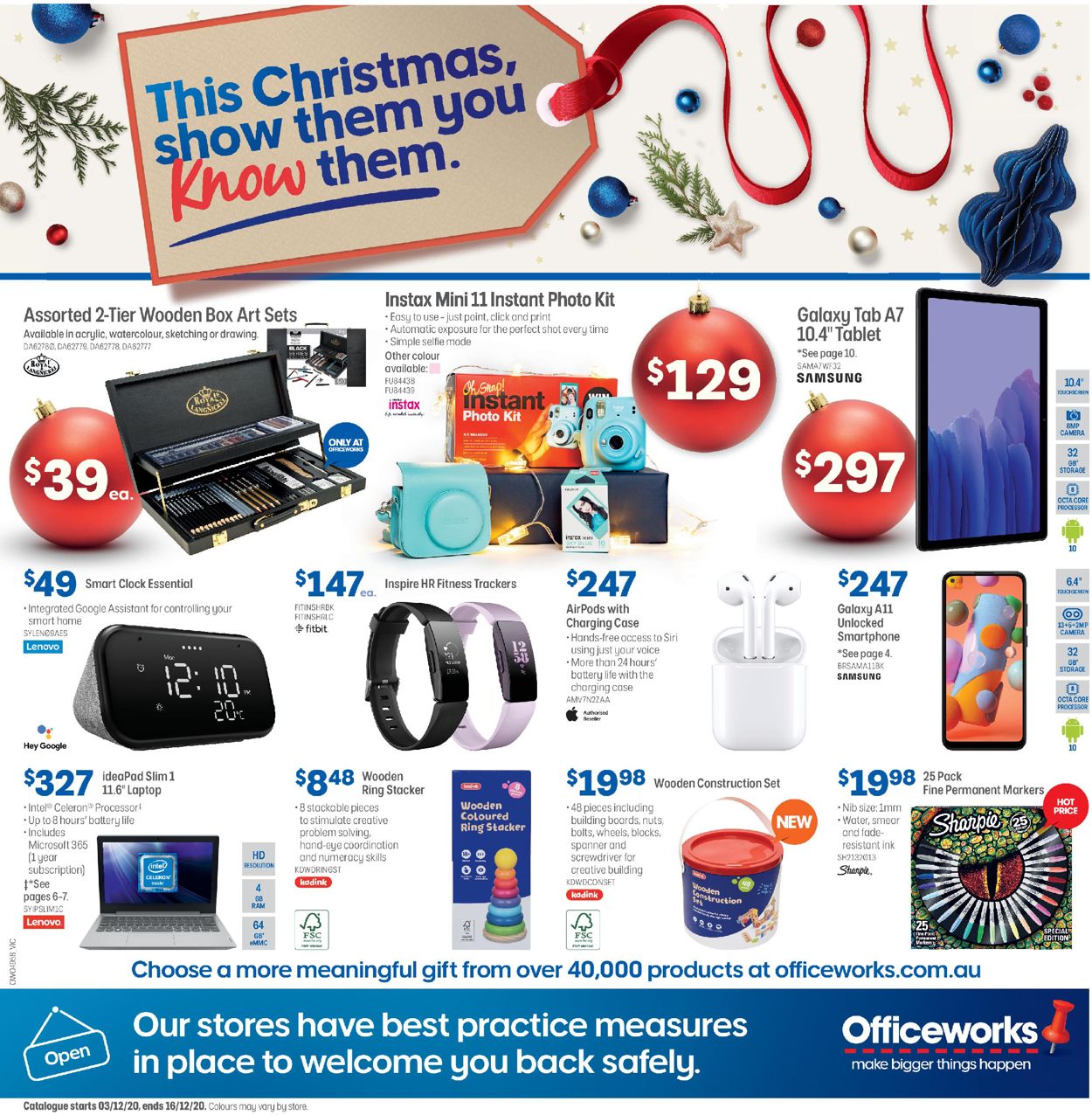 Officeworks - Christmas 2020 Catalogue - 03/12-16/12/2020