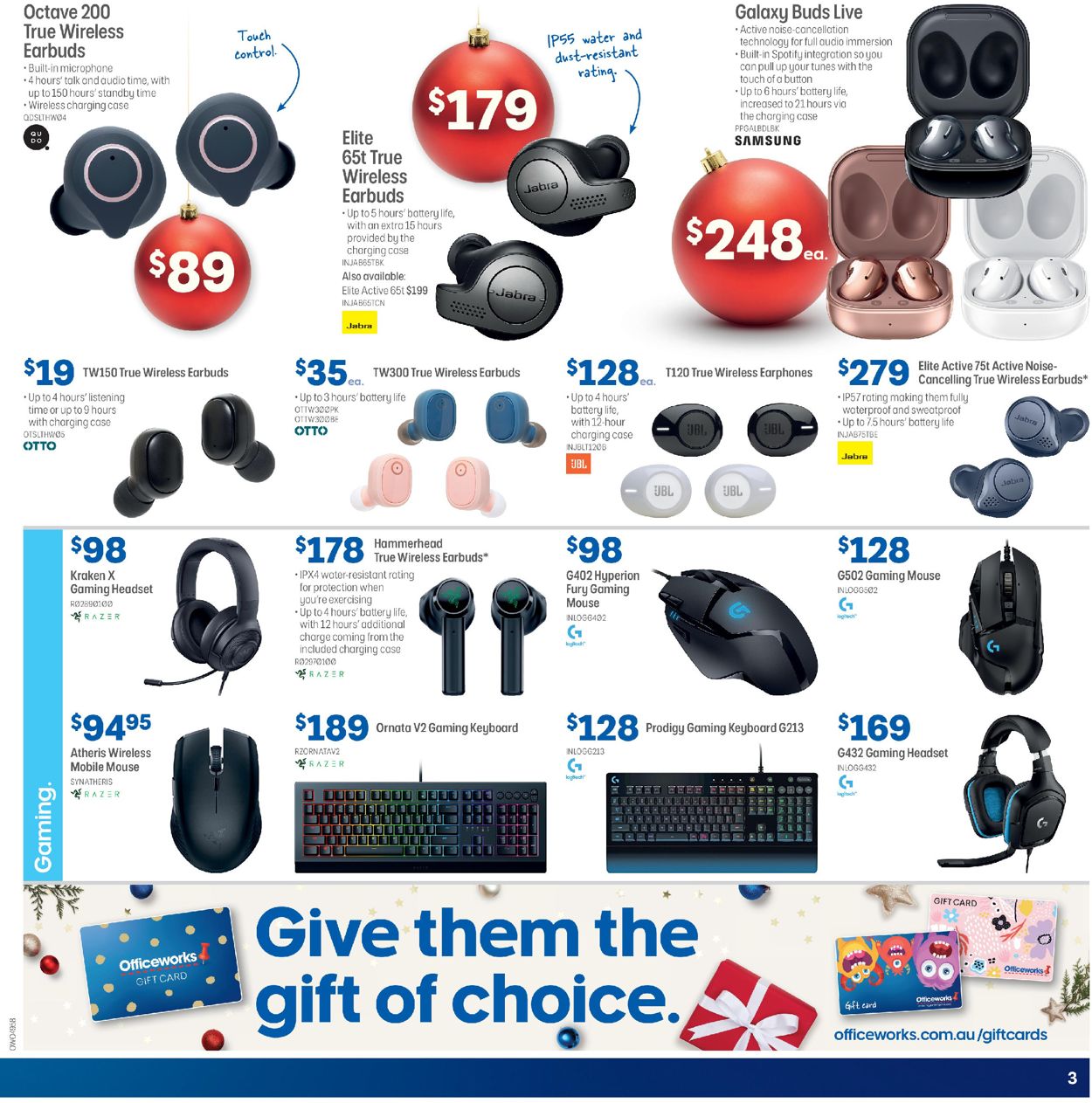 Officeworks - Christmas 2020 Catalogue - 03/12-16/12/2020 (Page 3)