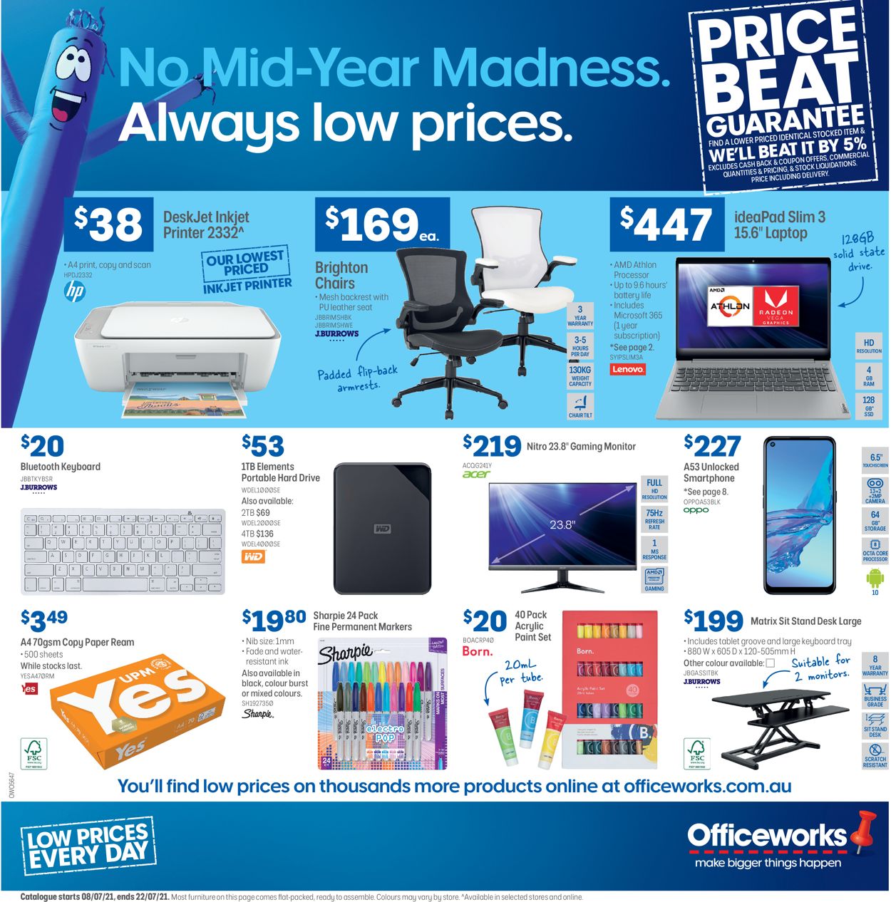 Officeworks Catalogue - 08/07-22/07/2021
