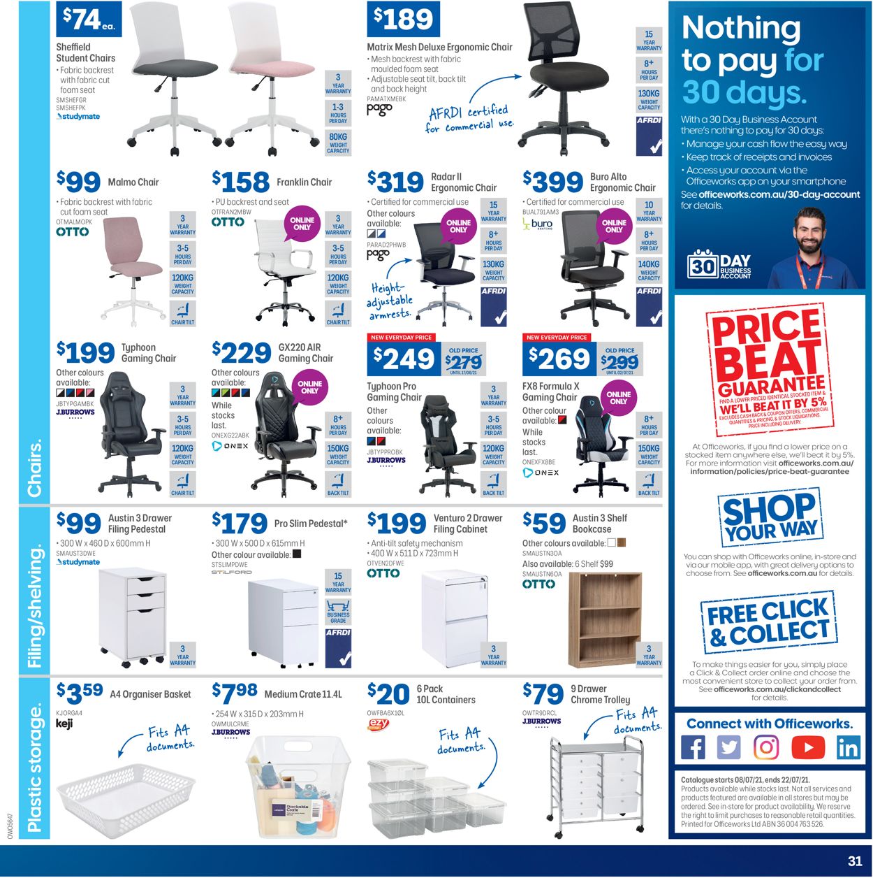 Officeworks Catalogue - 08/07-22/07/2021 (Page 31)