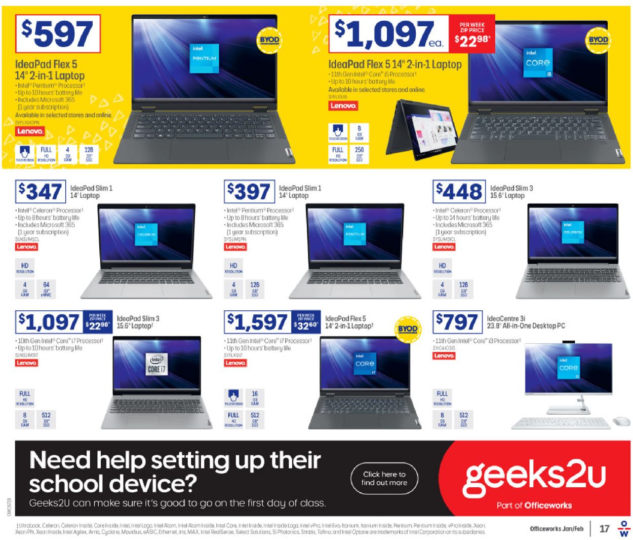 Officeworks Catalogue - 20/01-13/02/2022 (Page 17)