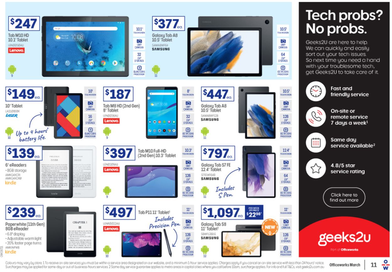 Officeworks Catalogue - 24/03-07/04/2022 (Page 11)