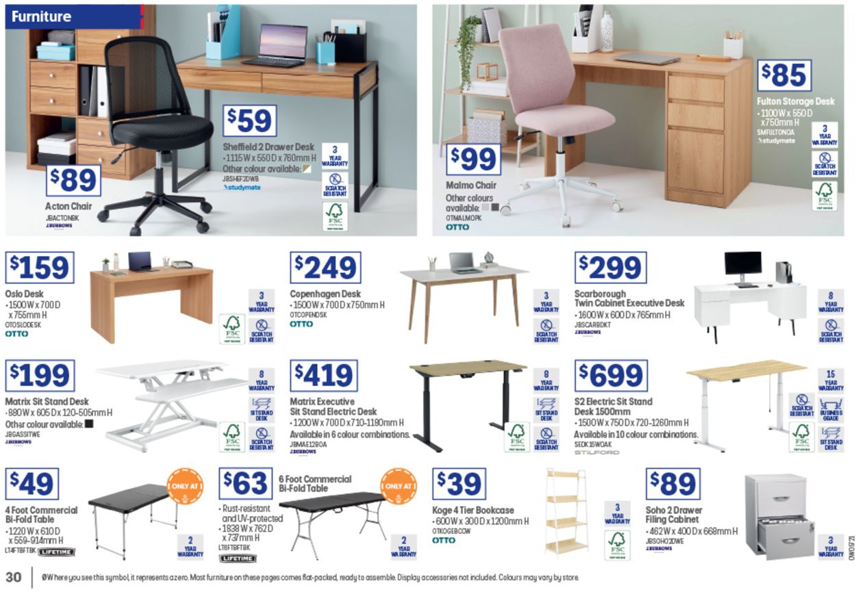 Officeworks Catalogue - 24/03-07/04/2022 (Page 30)