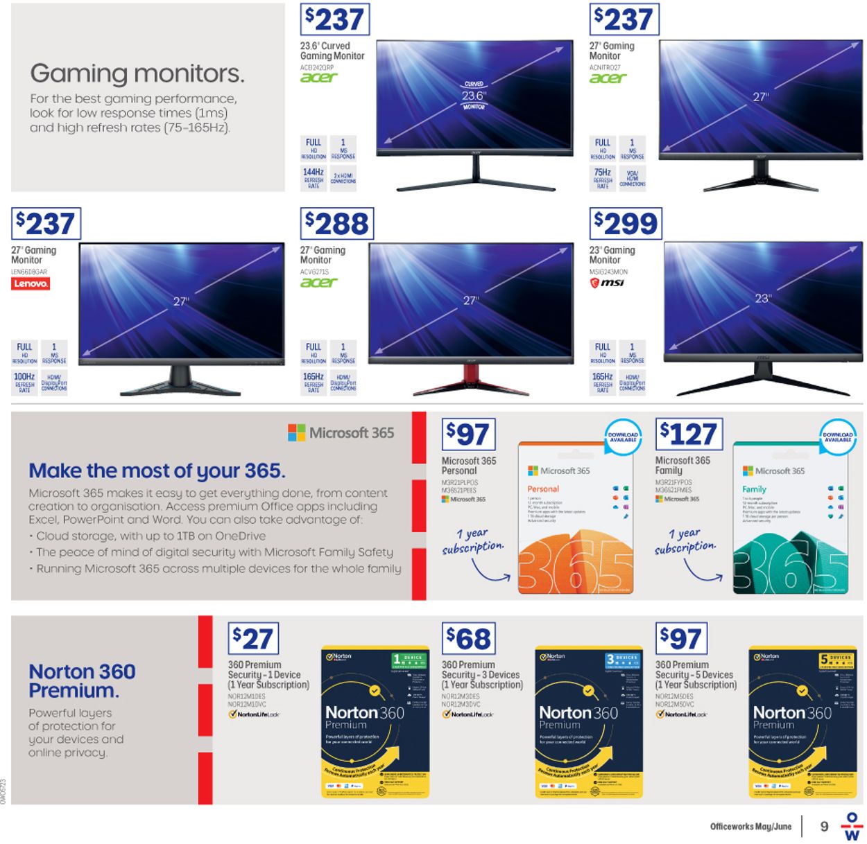Officeworks Catalogue - 26/05-09/06/2022 (Page 9)