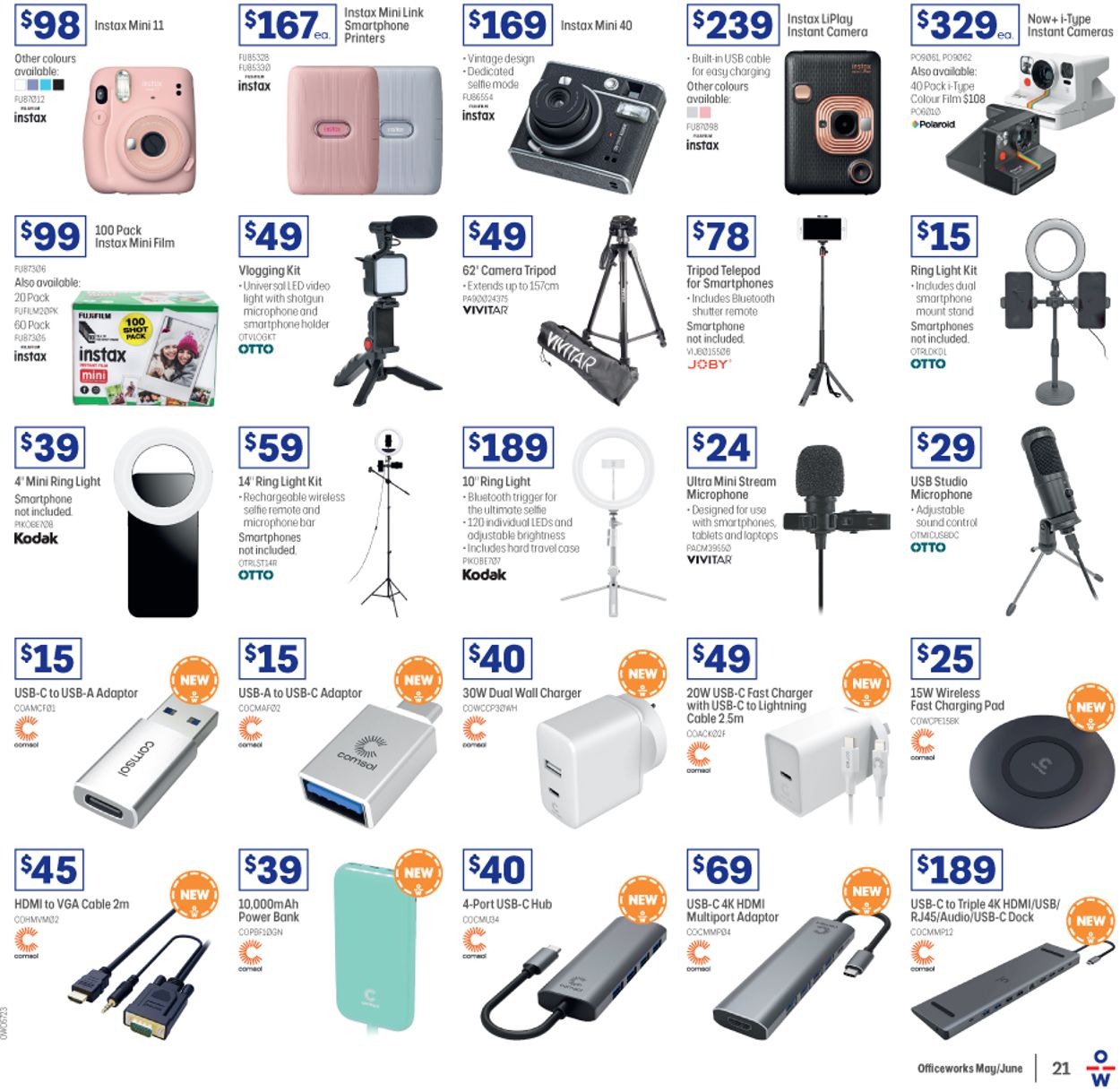Officeworks Catalogue - 26/05-09/06/2022 (Page 21)
