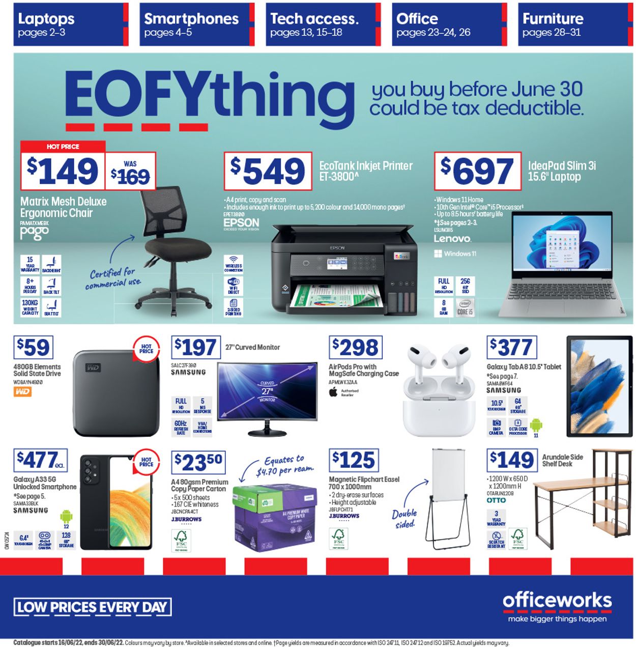 Officeworks Catalogue - 16/06-30/06/2022