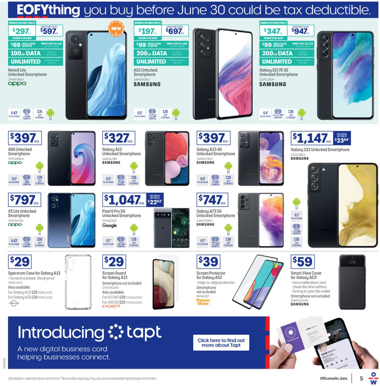Officeworks Catalogue - 16/06-30/06/2022 (Page 5)