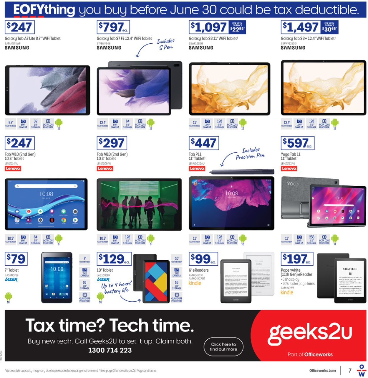 Officeworks Catalogue - 16/06-30/06/2022 (Page 7)