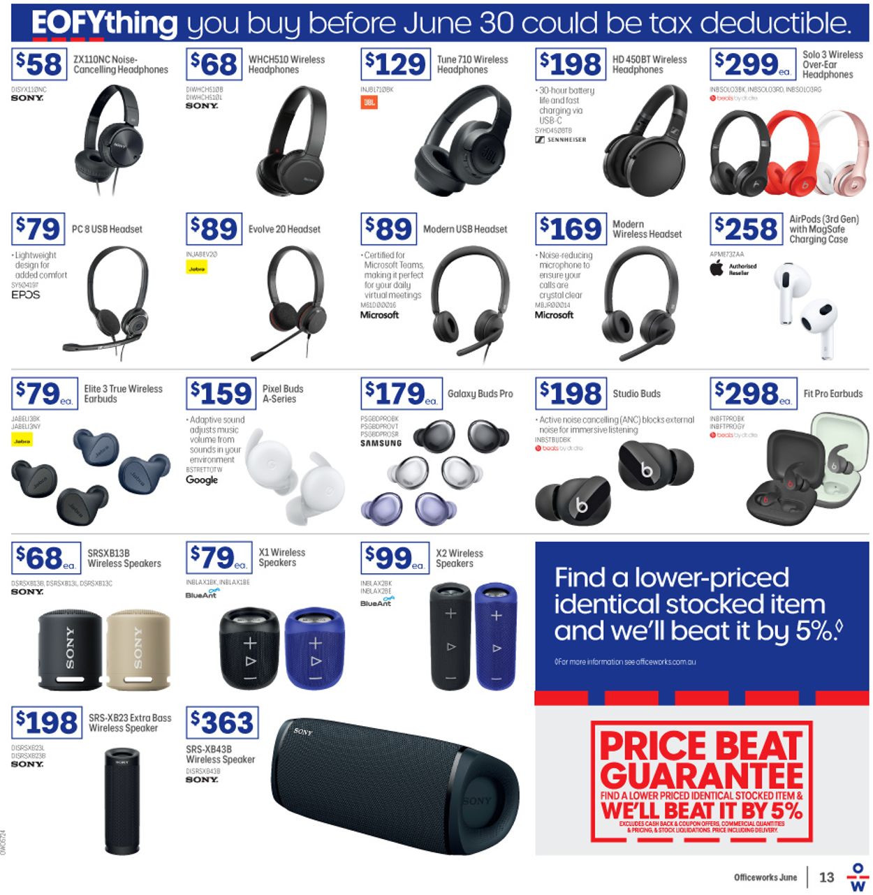 Officeworks Catalogue - 16/06-30/06/2022 (Page 13)