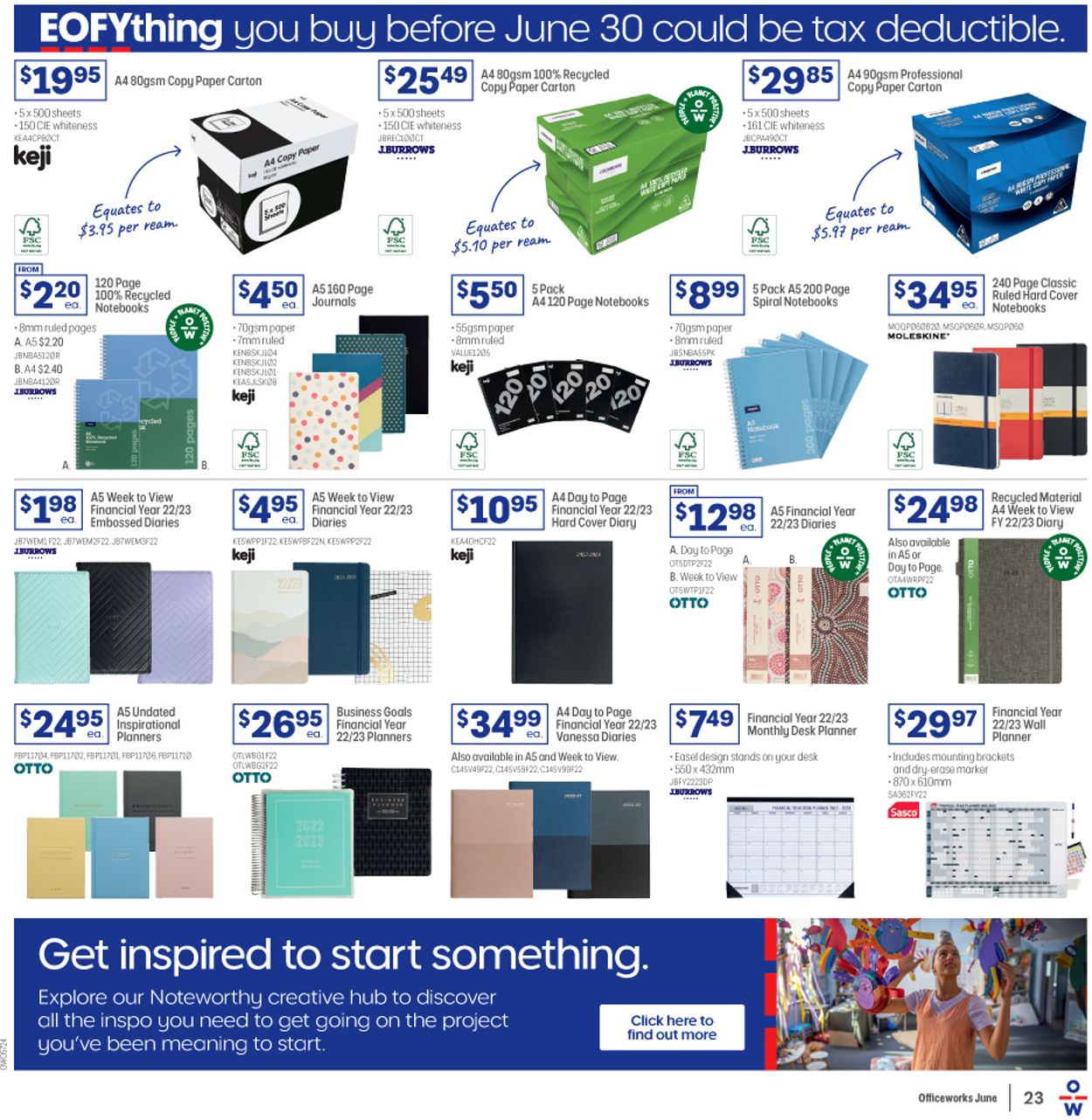 Officeworks Catalogue - 16/06-30/06/2022 (Page 23)