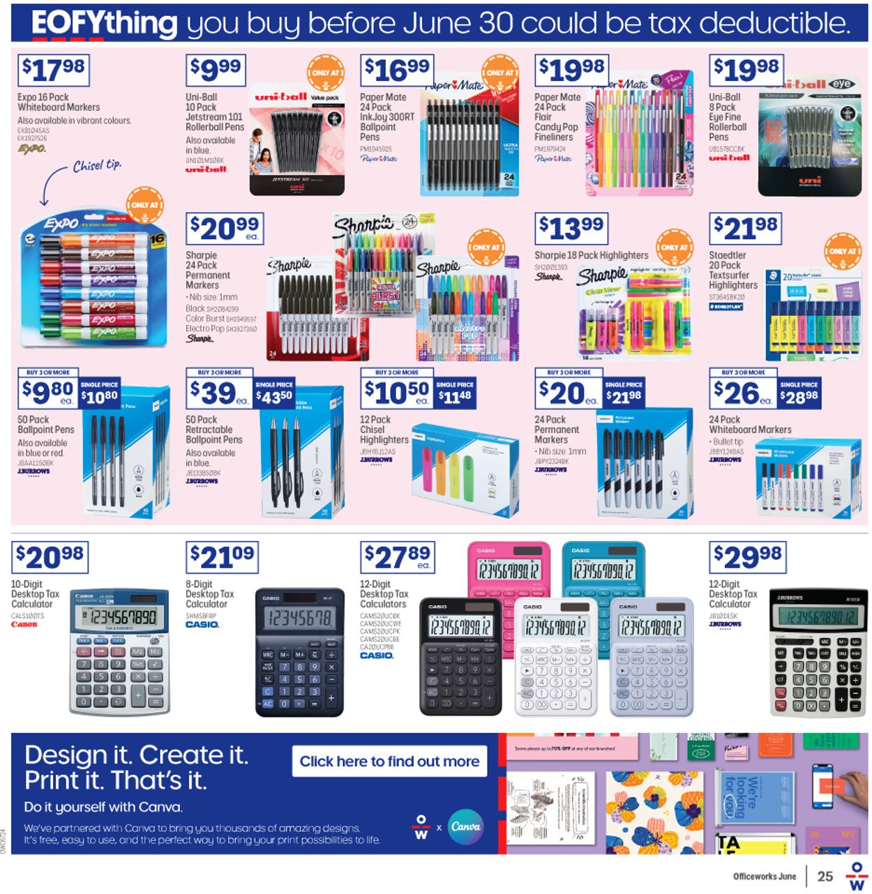 Officeworks Catalogue - 16/06-30/06/2022 (Page 25)