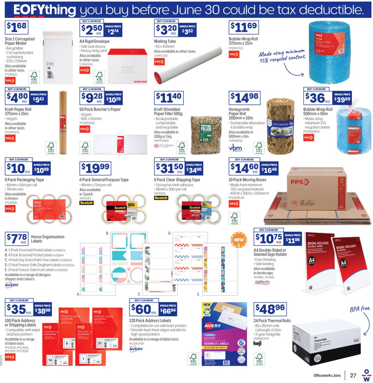 Officeworks Catalogue - 16/06-30/06/2022 (Page 27)