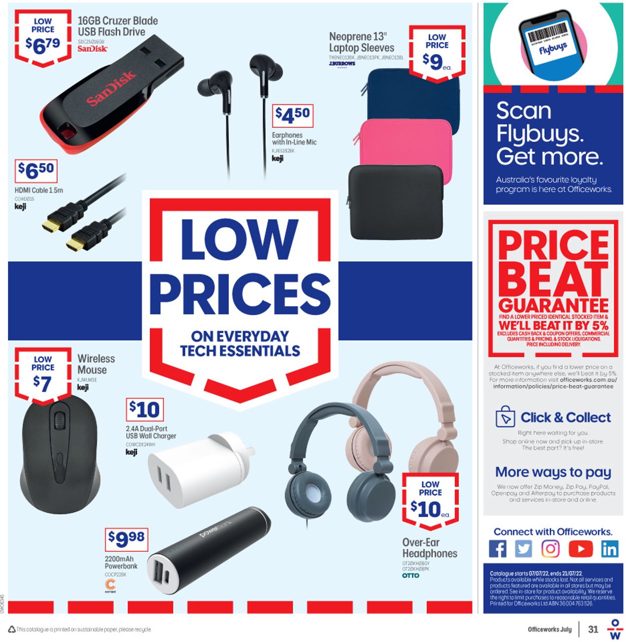 Officeworks Catalogue - 07/07-21/07/2022 (Page 31)