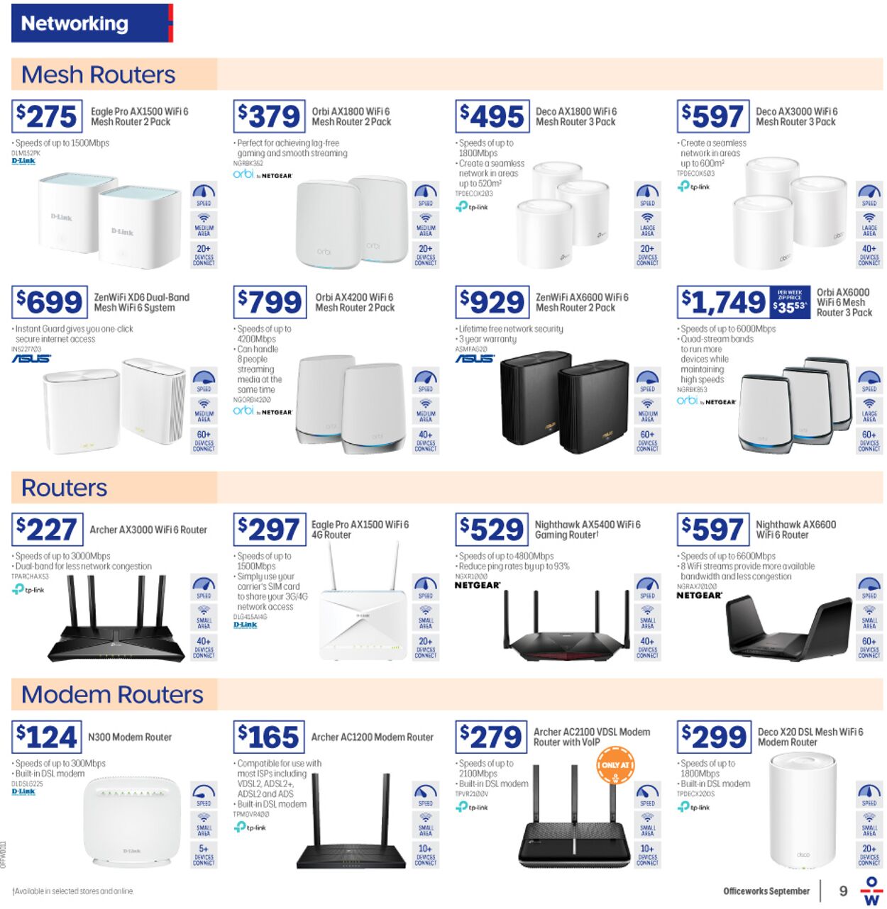 Officeworks Catalogue - 01/09-15/09/2022 (Page 9)