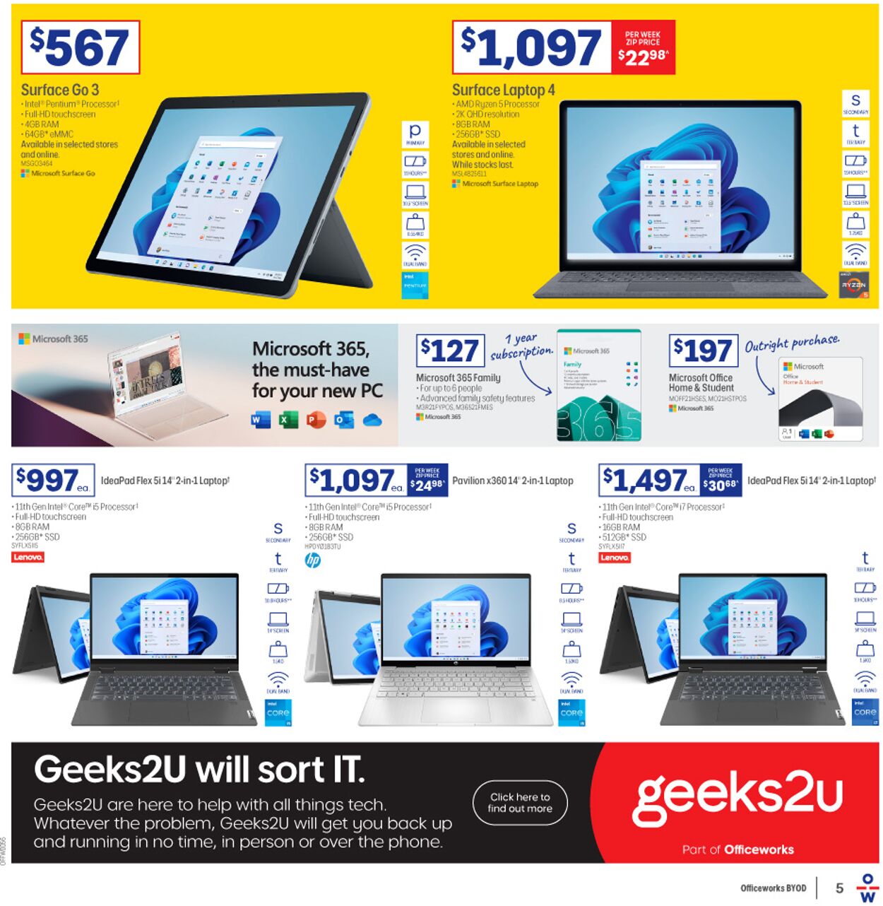 Officeworks Catalogue - 06/10-20/10/2022 (Page 5)