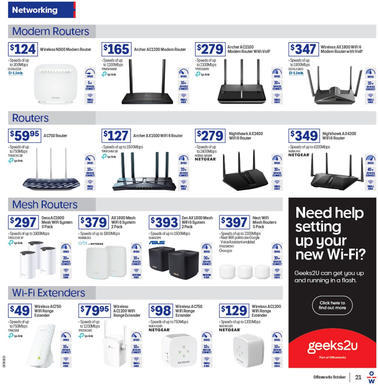 Officeworks Catalogue - 06/10-20/10/2022 (Page 21)