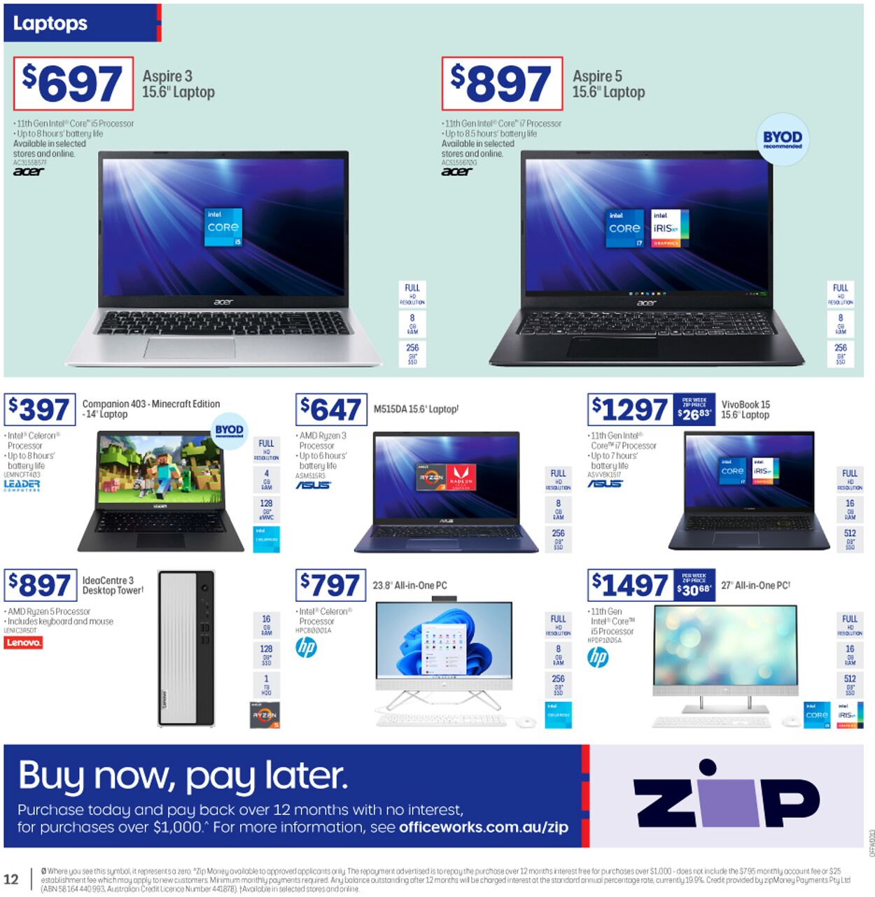 Officeworks Catalogue - 03/11-17/11/2022 (Page 12)