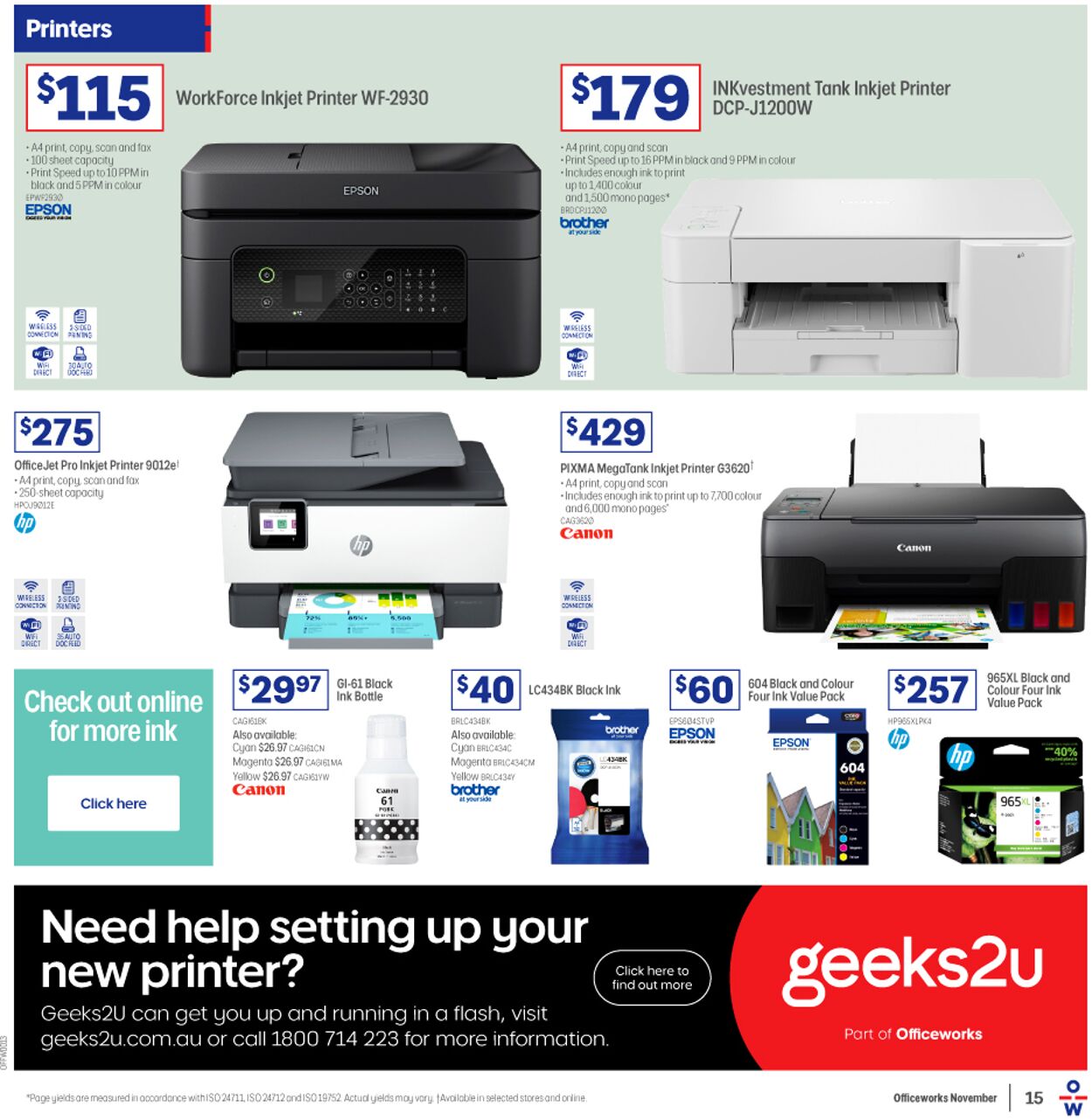 Officeworks Catalogue - 03/11-17/11/2022 (Page 15)