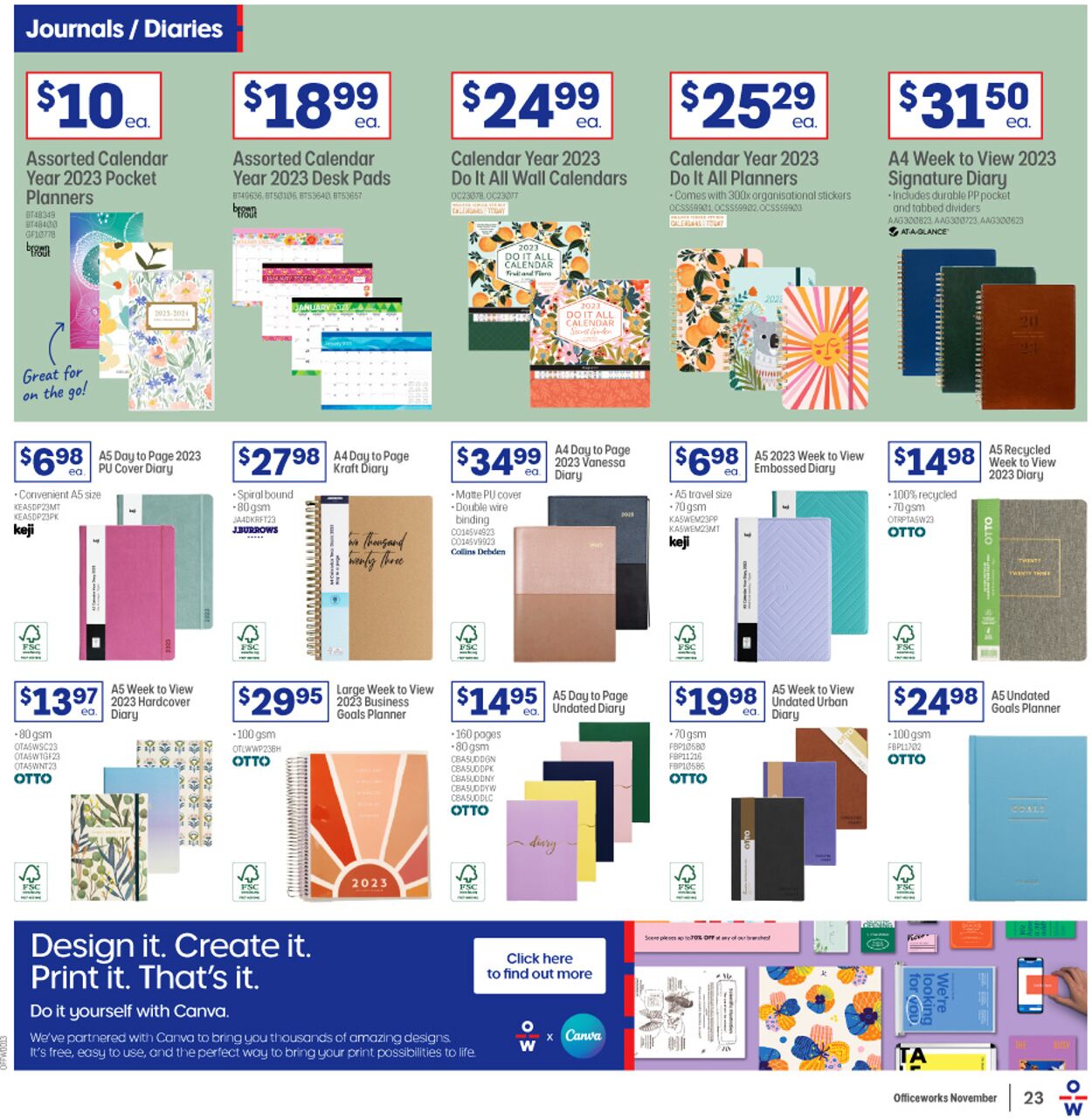 Officeworks Catalogue - 03/11-17/11/2022 (Page 23)