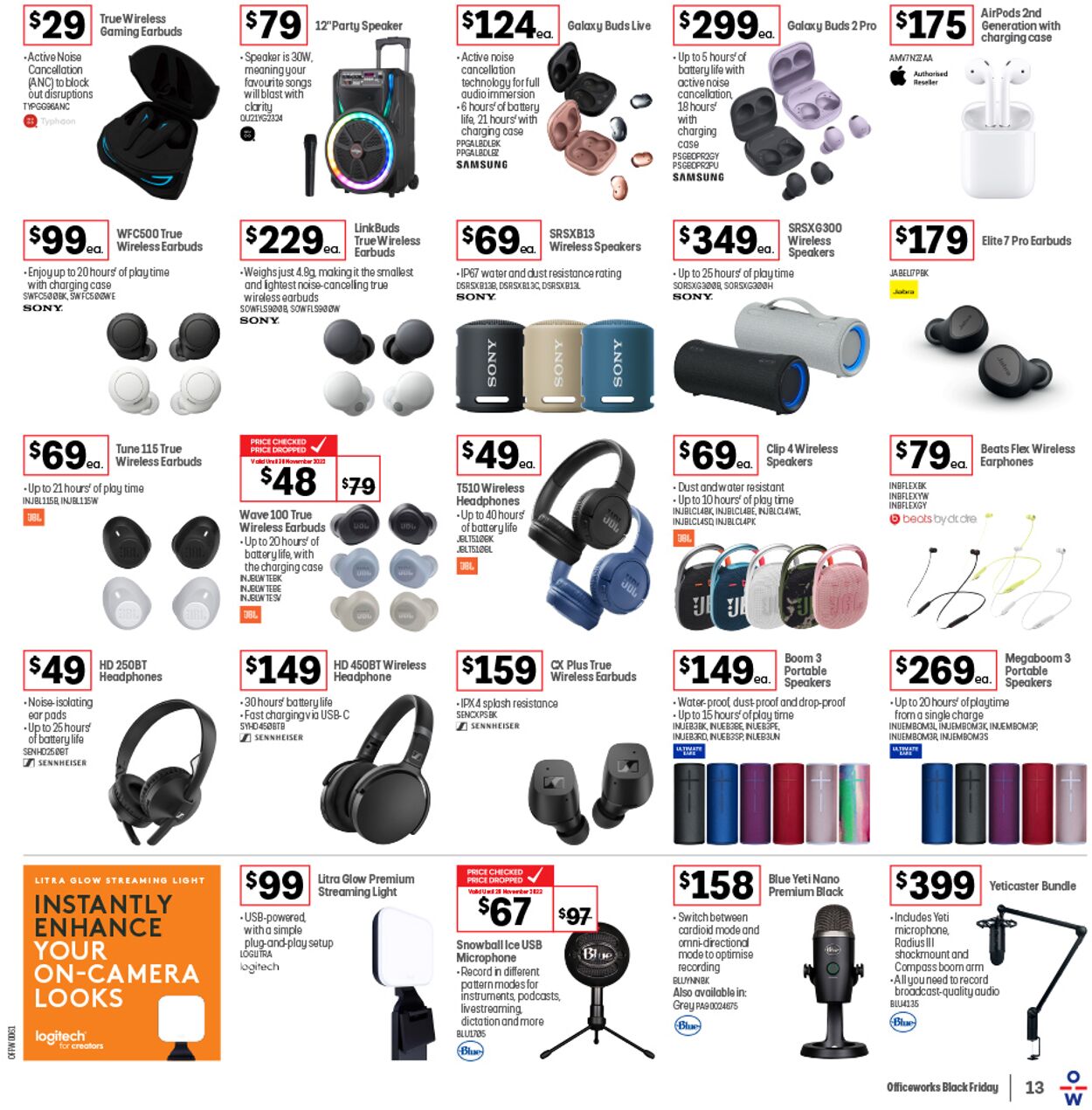 Officeworks Catalogue - 21/11-28/11/2022 (Page 13)