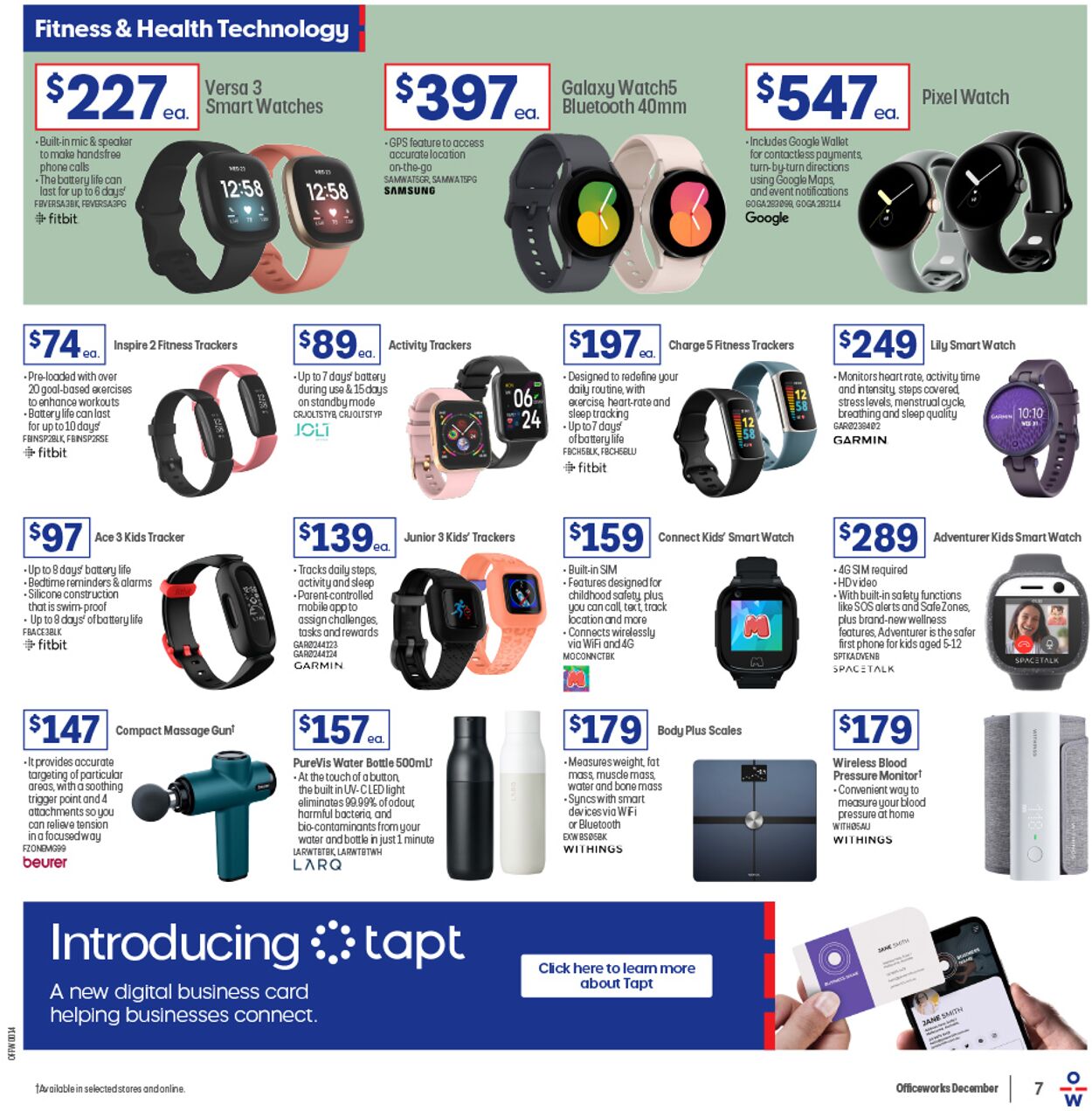 Officeworks Catalogue - 08/12-22/12/2022 (Page 7)