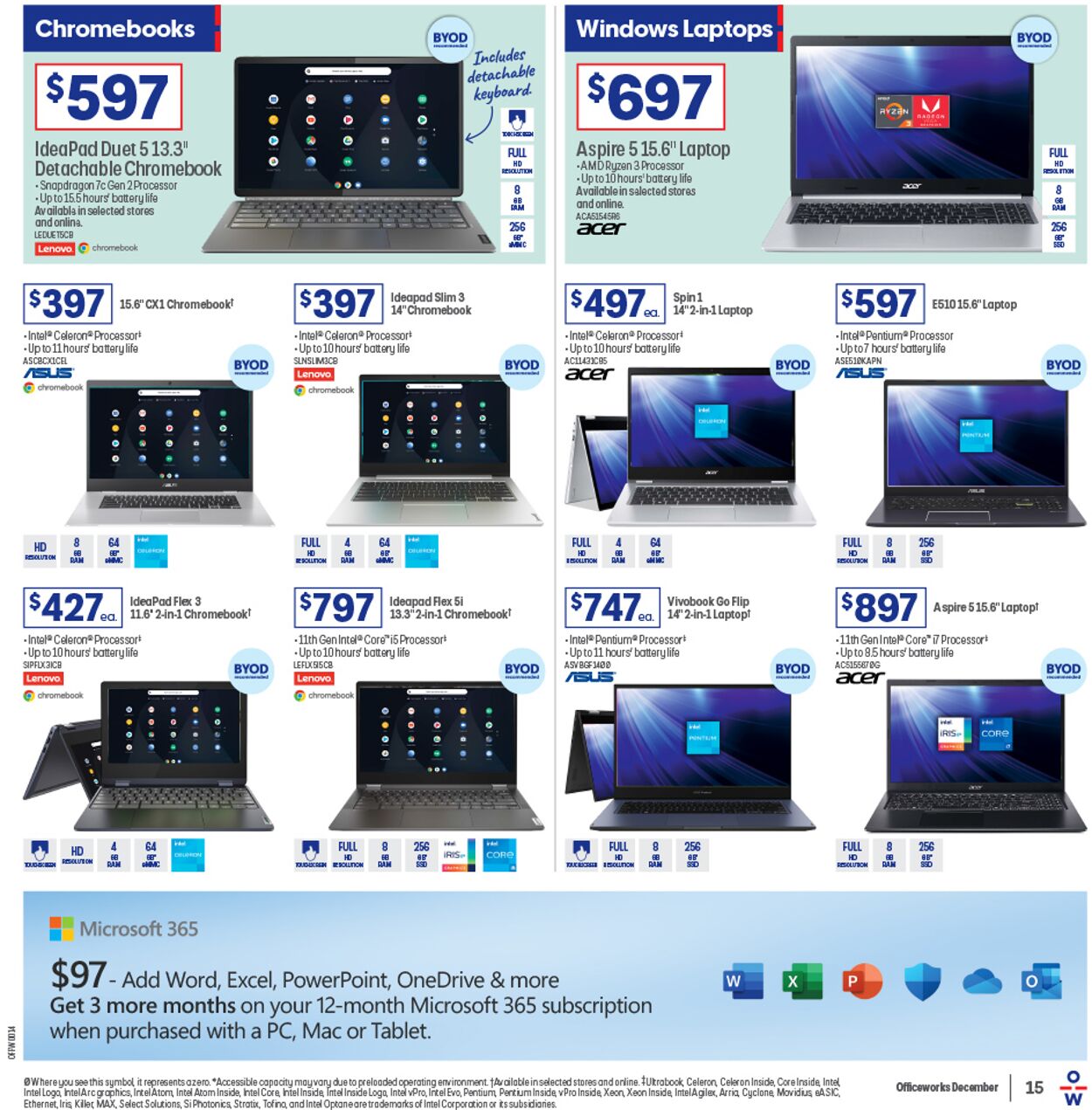 Officeworks Catalogue - 08/12-22/12/2022 (Page 15)