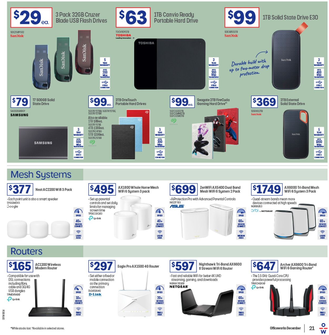 Officeworks Catalogue - 08/12-22/12/2022 (Page 21)