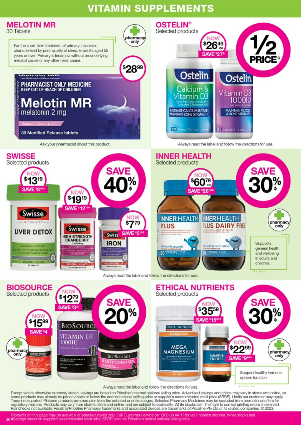 Priceline Pharmacy Catalogue - 13/04-26/04/2023 (Page 26)