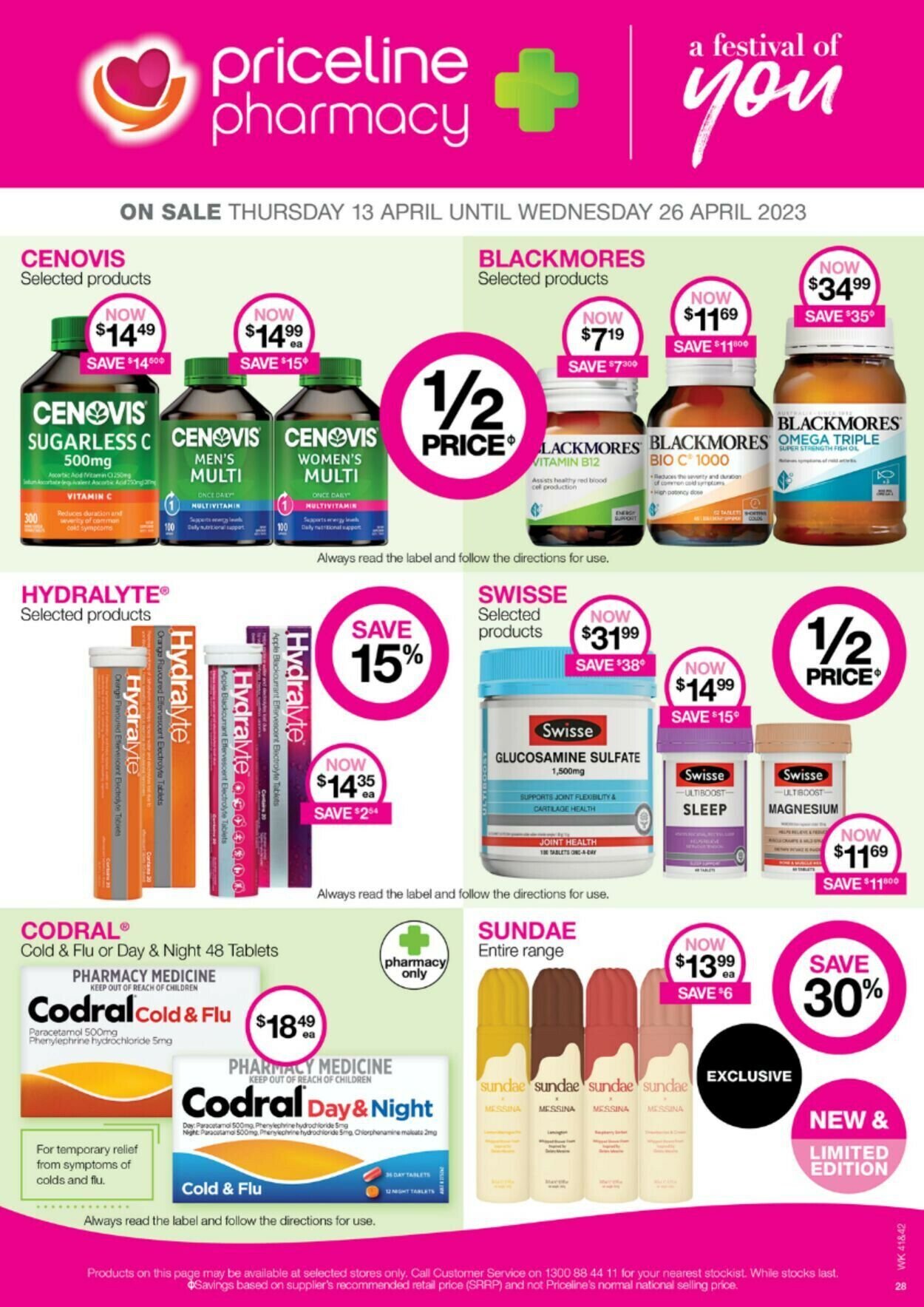 Priceline Pharmacy Catalogue - 13/04-26/04/2023 (Page 28)