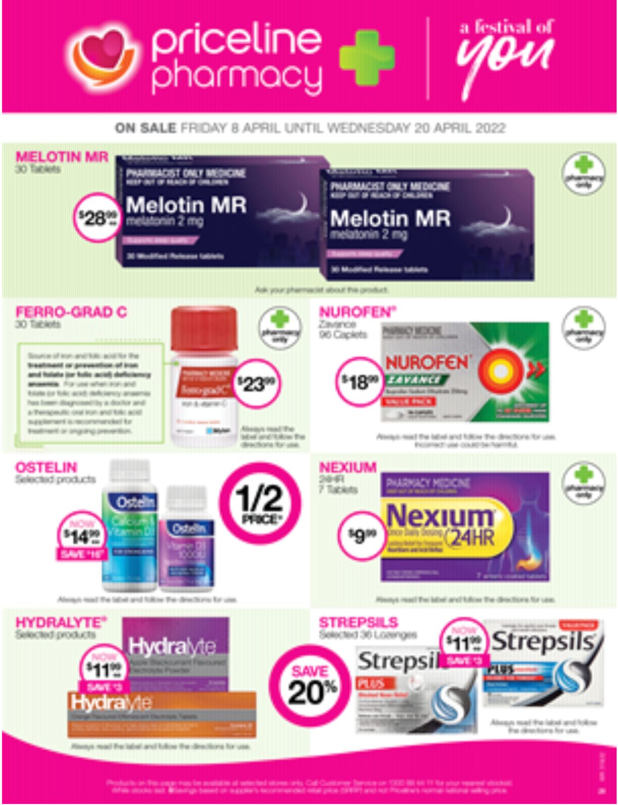 Priceline Pharmacy Catalogue - 08/04-20/04/2022 (Page 28)